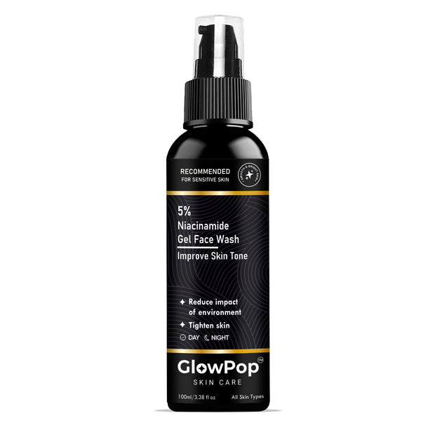 GlowPop 5% Niacinamide Tighten Skin for Smooth and Even Skin, Acne Marks & Glowing Skin For both Men & Women Face Wash  (100 ml)