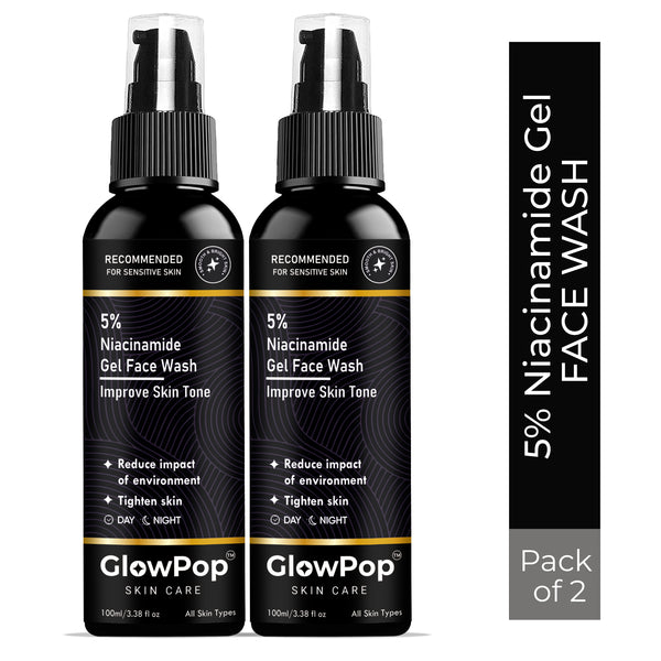 GlowPop 5% Niacinamide Tighten Skin for Smooth and Even Skin, Acne Marks & Glowing Skin For both Men & Women Face Wash  (100 ml)