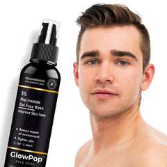 GlowPop 5% Niacinamide Tighten Skin for Smooth and Even Skin, Acne Marks & Glowing Skin For both Men & Women Face Wash  (100 ml)