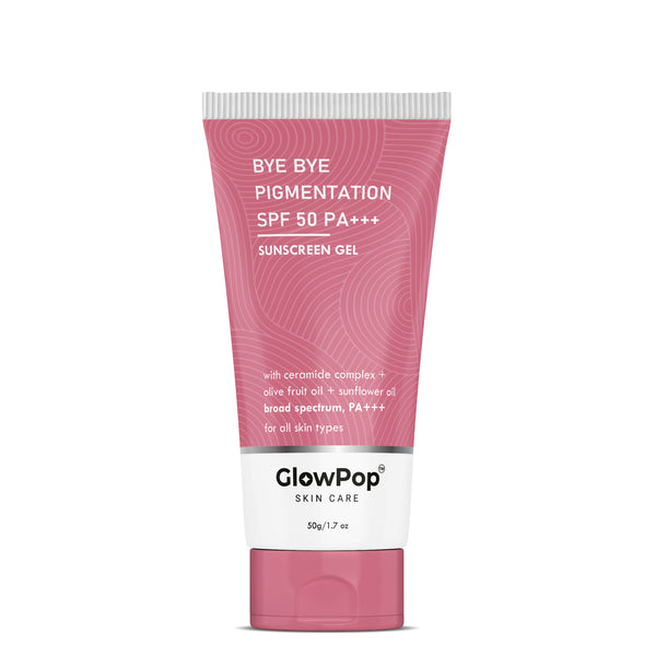 GlowPop Sunscreen - SPF SPF 50 PA++++ Lightweight with Niacinamide & Multi-Vitamins, No White Cast, Broad Spectrum  (50 g)