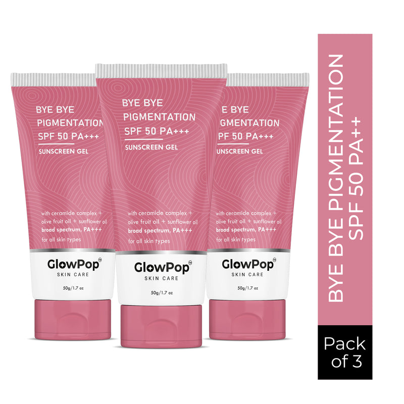 GlowPop Sunscreen - SPF SPF 50 PA++++ Lightweight with Niacinamide & Multi-Vitamins, No White Cast, Broad Spectrum  (50 g)